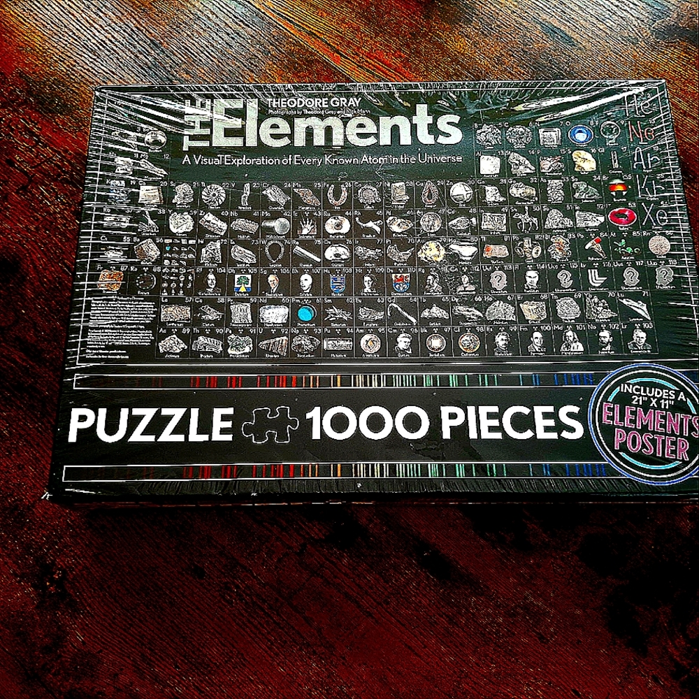 Elements Puzzle, 1000 Pcs, A Visual Exploration Of Every Atom in the Universe
